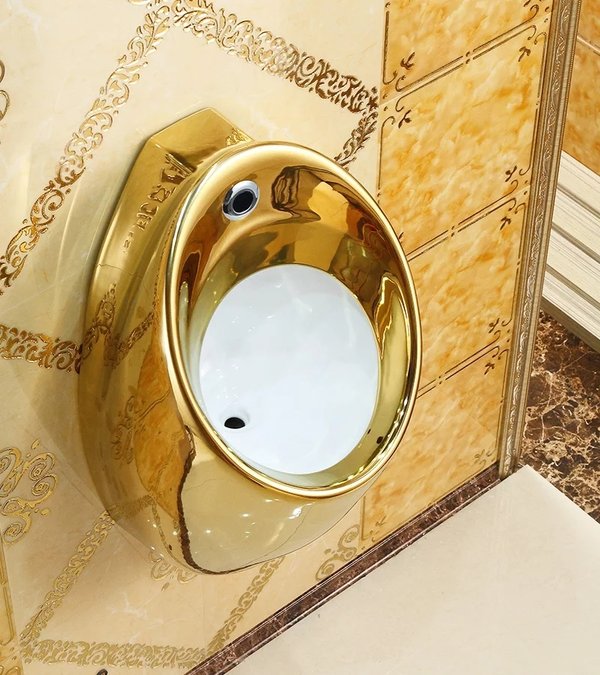 Gold Urinal Pisuar Automatische Spülung