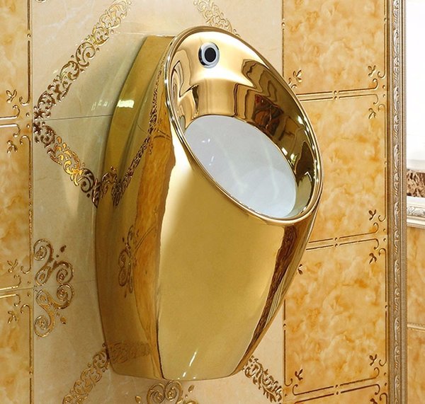 Gold Urinal Pisuar Automatische Spülung